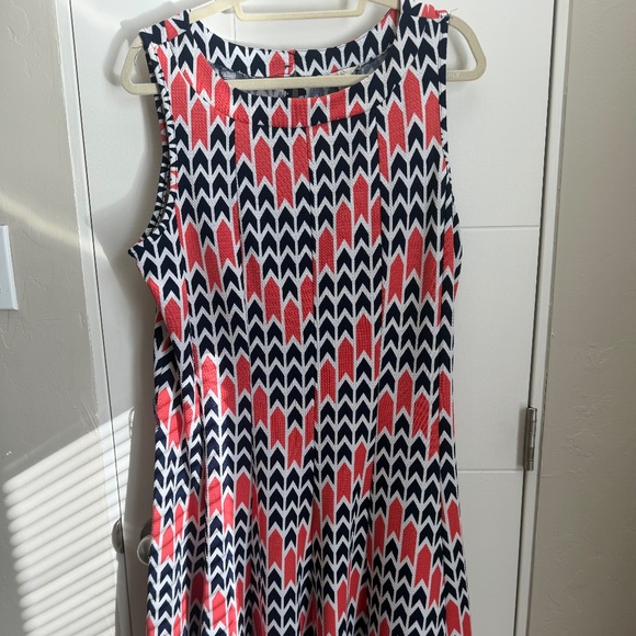 PLUS SIZE (2X)_HAANI Woman Dress (multicolor) - Picture 1 of 5